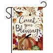 Count Your Blessings Songbird Garden Flag 