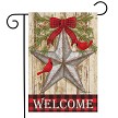 Festive Barnstar Garden Flag 