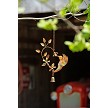Hummingbird Heart Flamed Chime in Use 