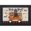 Trick or Treat Crow Doormat (Shown in Tray) 