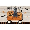 Trick or Treat Crow Doormat 